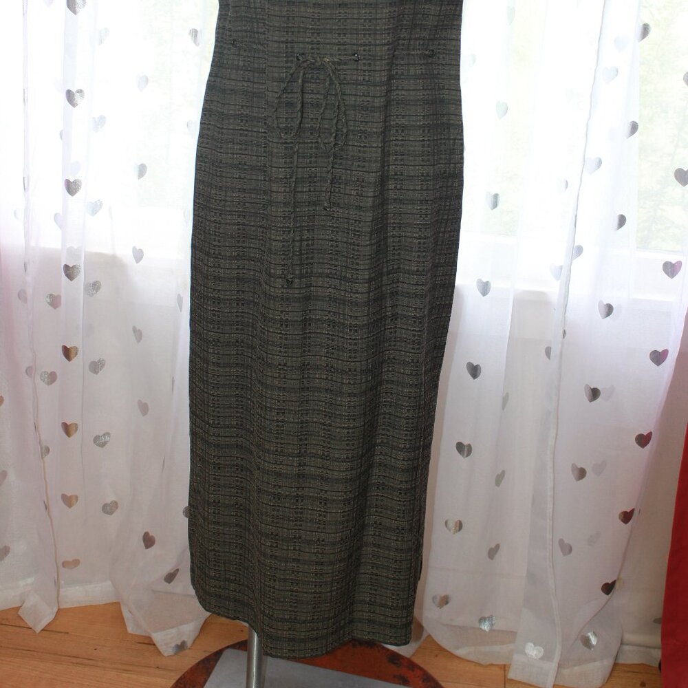 #508 Norton McNaughton Patterned Sleeveless Dress Size L - Picture 2 of 9